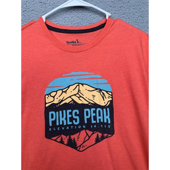 Pikes Peak souvenir short sleeve tshirt unisex size large recycled plastic - Picture 2 of 5